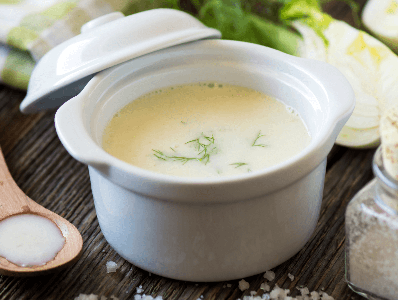 Zupa krem z bialych warzyw